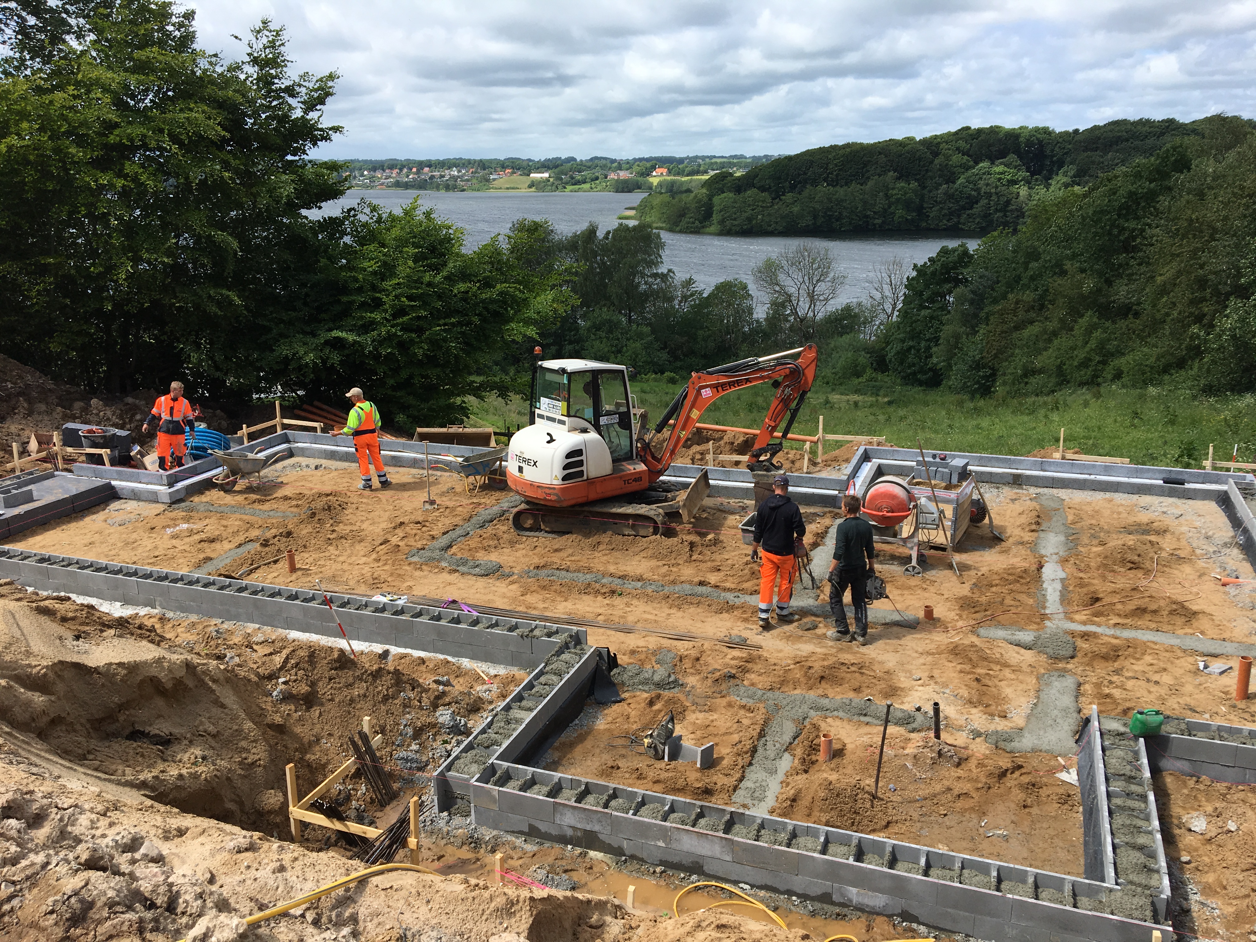 John Kjær støbning af beton fundamenter